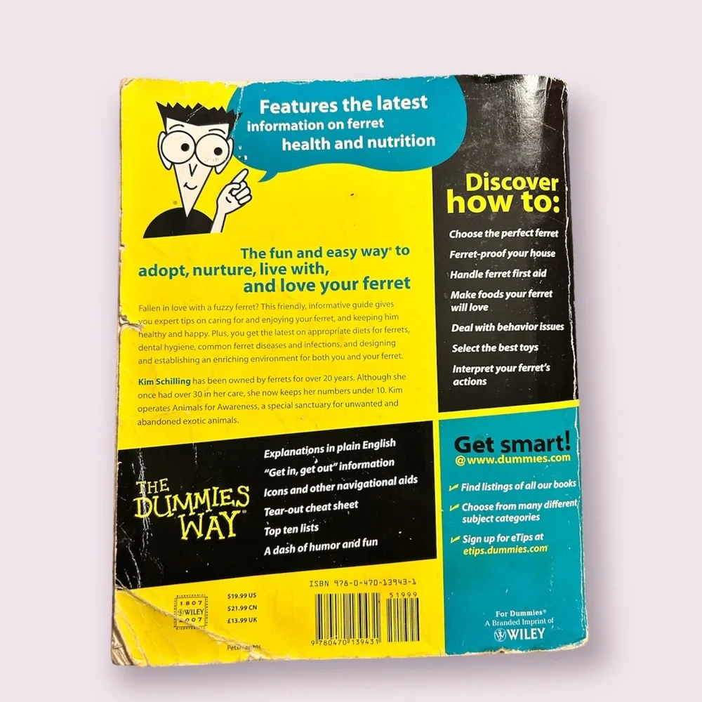 Ferrets for dummies book used